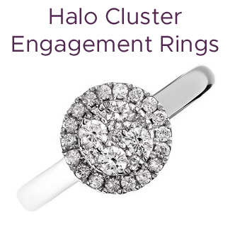 Click to view our halo engagement rings
